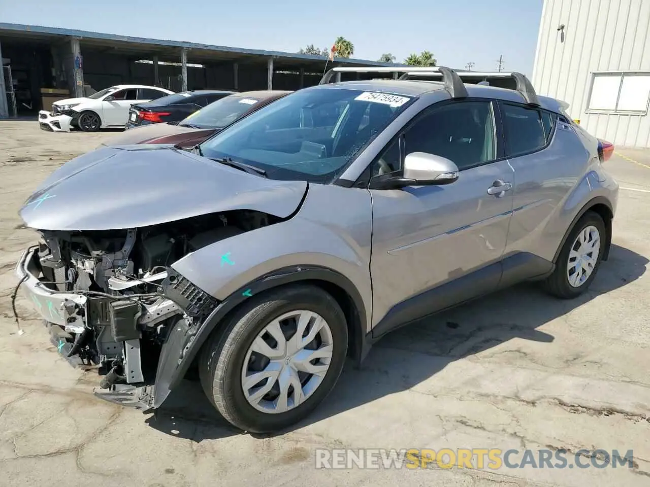 1 Photograph of a damaged car JTNKHMBXXL1074734 TOYOTA C-HR 2020