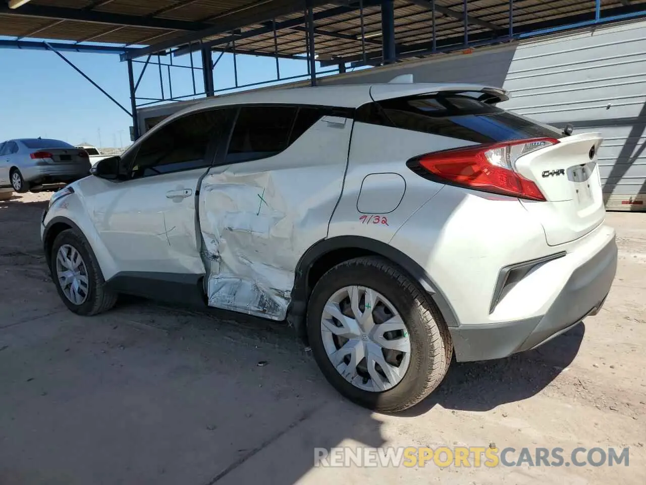 2 Photograph of a damaged car JTNKHMBXXL1082705 TOYOTA C-HR 2020