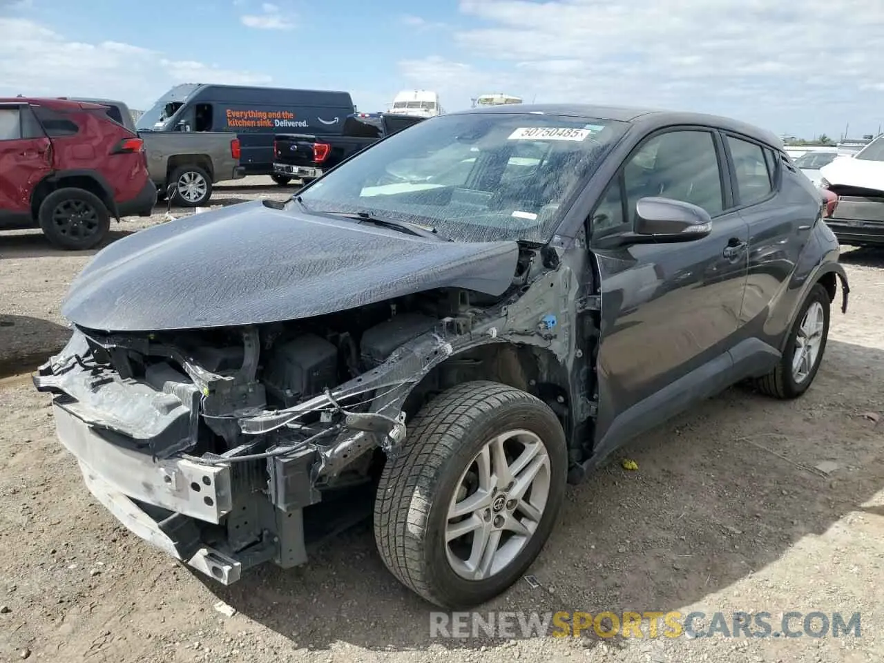 1 Photograph of a damaged car JTNKHMBXXL1092361 TOYOTA C-HR 2020