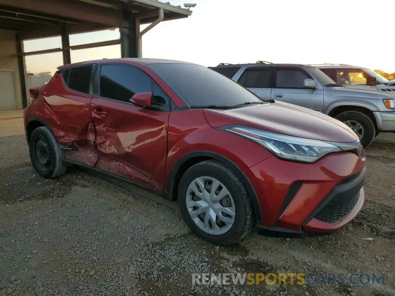 4 Фотография поврежденного автомобиля NMTKHMBX2LR107571 TOYOTA C-HR 2020