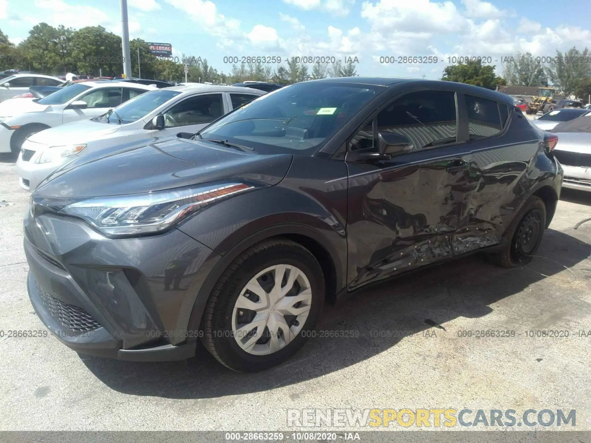 2 Photograph of a damaged car NMTKHMBX3LR112424 TOYOTA C-HR 2020