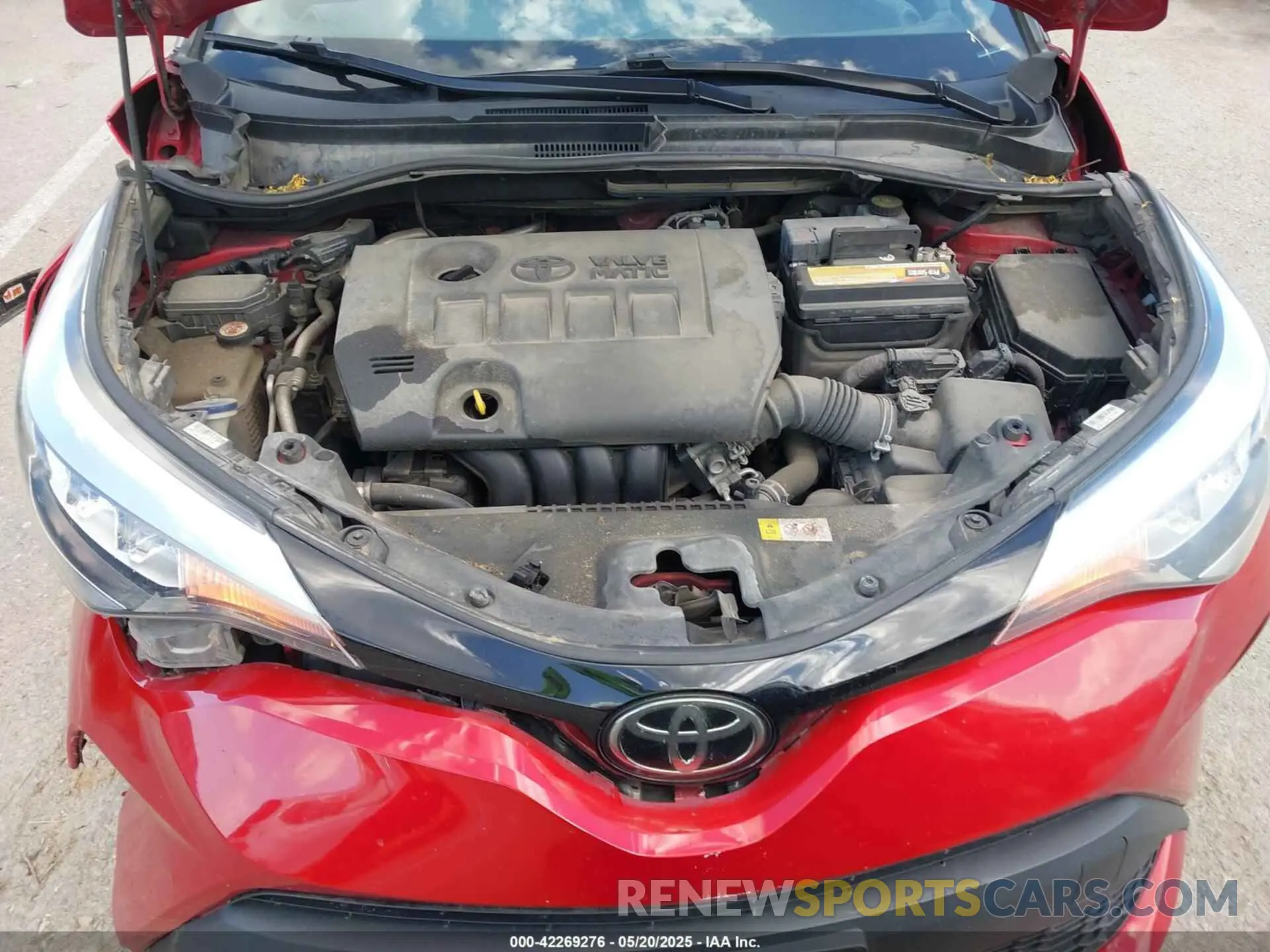 10 Фотография поврежденного автомобиля NMTKHMBX3LR118420 TOYOTA C-HR 2020