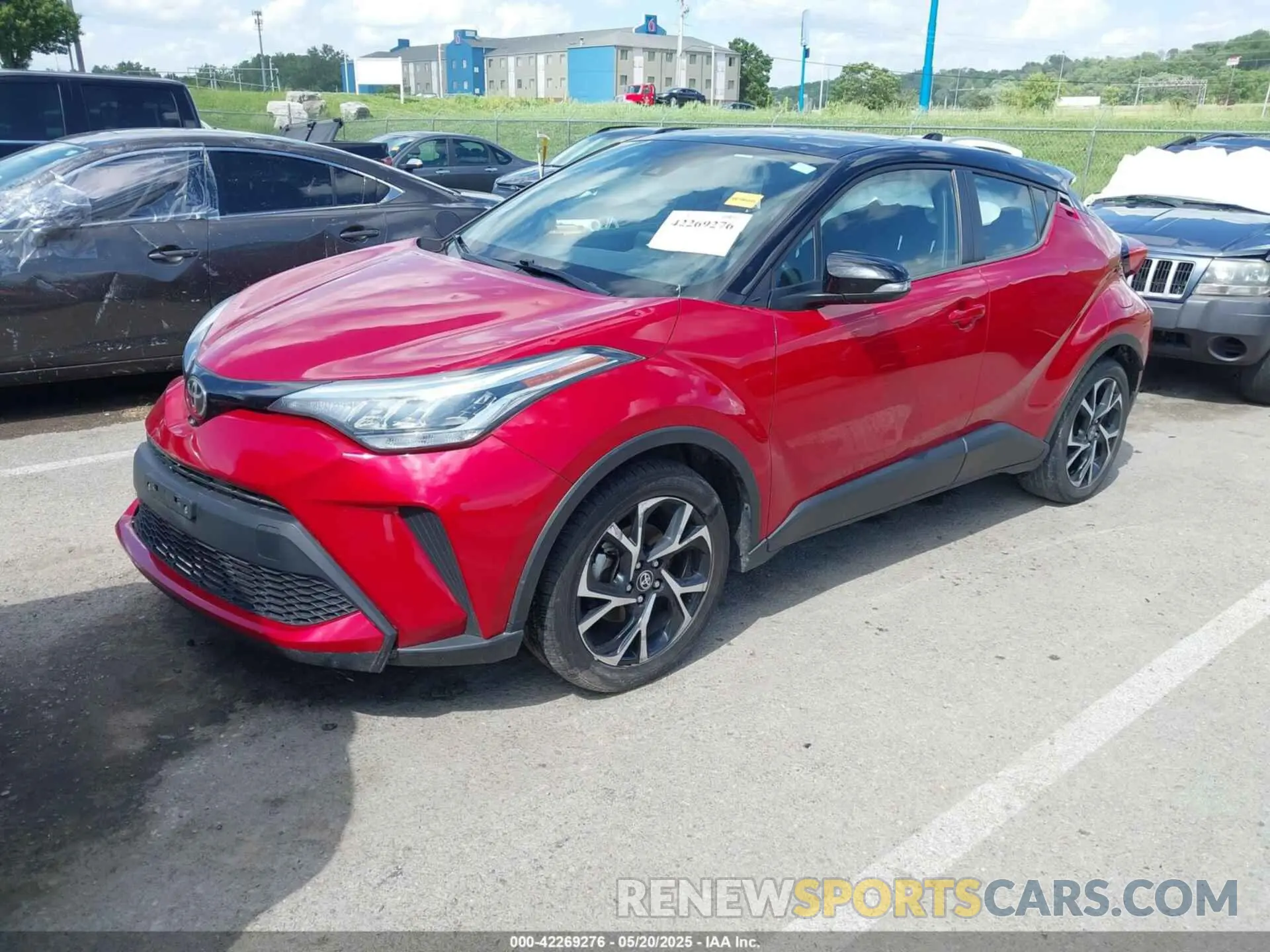 2 Фотография поврежденного автомобиля NMTKHMBX3LR118420 TOYOTA C-HR 2020