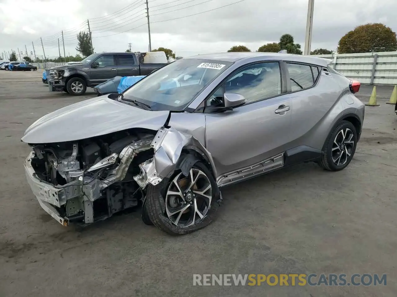 1 Photograph of a damaged car NMTKHMBX5LR104910 TOYOTA C-HR 2020