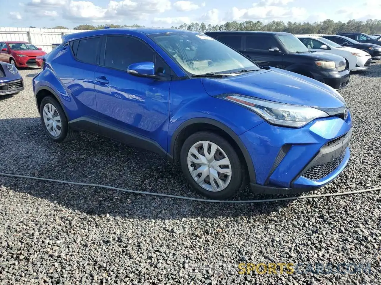 4 Photograph of a damaged car NMTKHMBX5LR114272 TOYOTA C-HR 2020