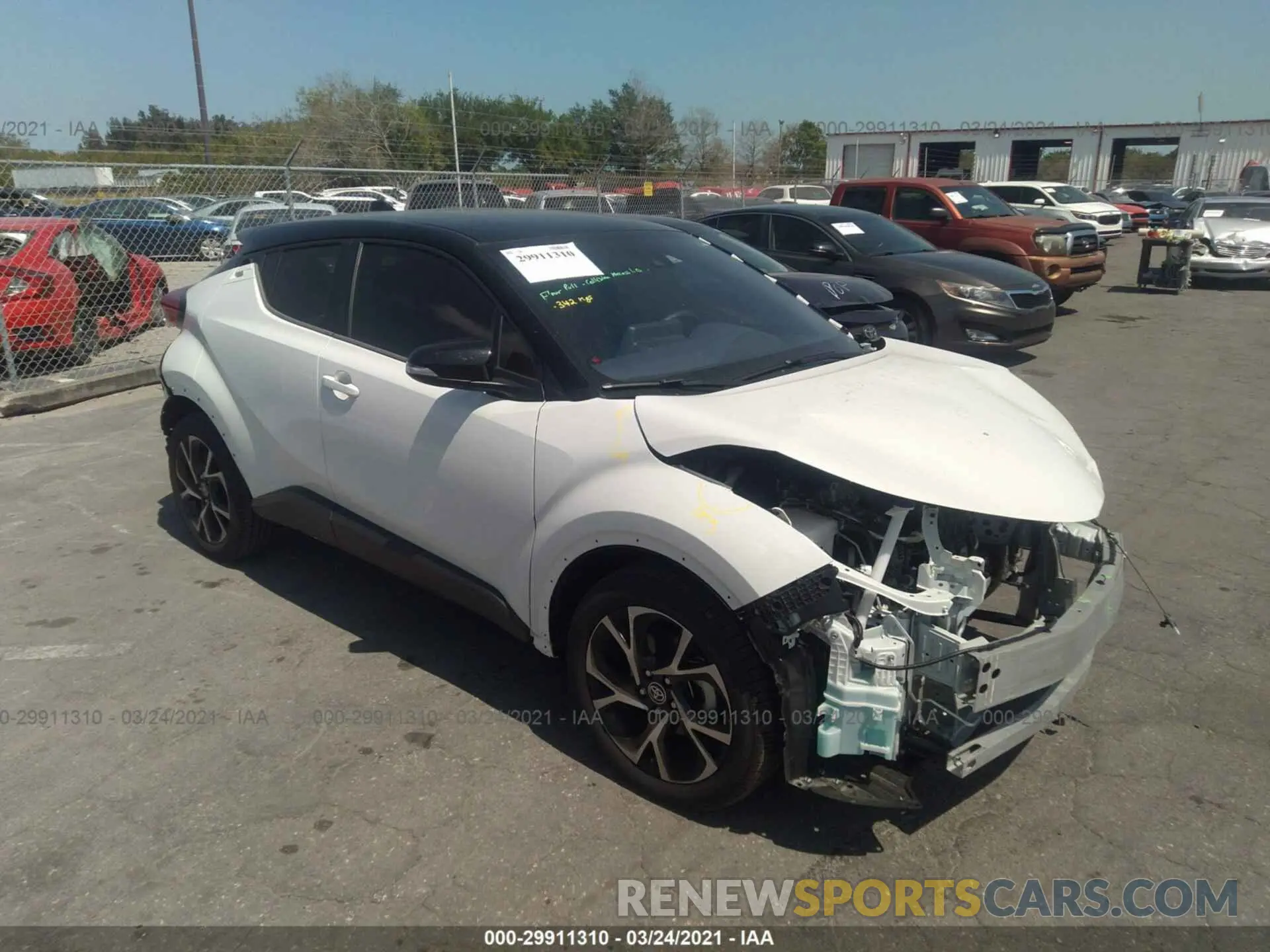 1 Photograph of a damaged car NMTKHMBX6LR114233 TOYOTA C-HR 2020