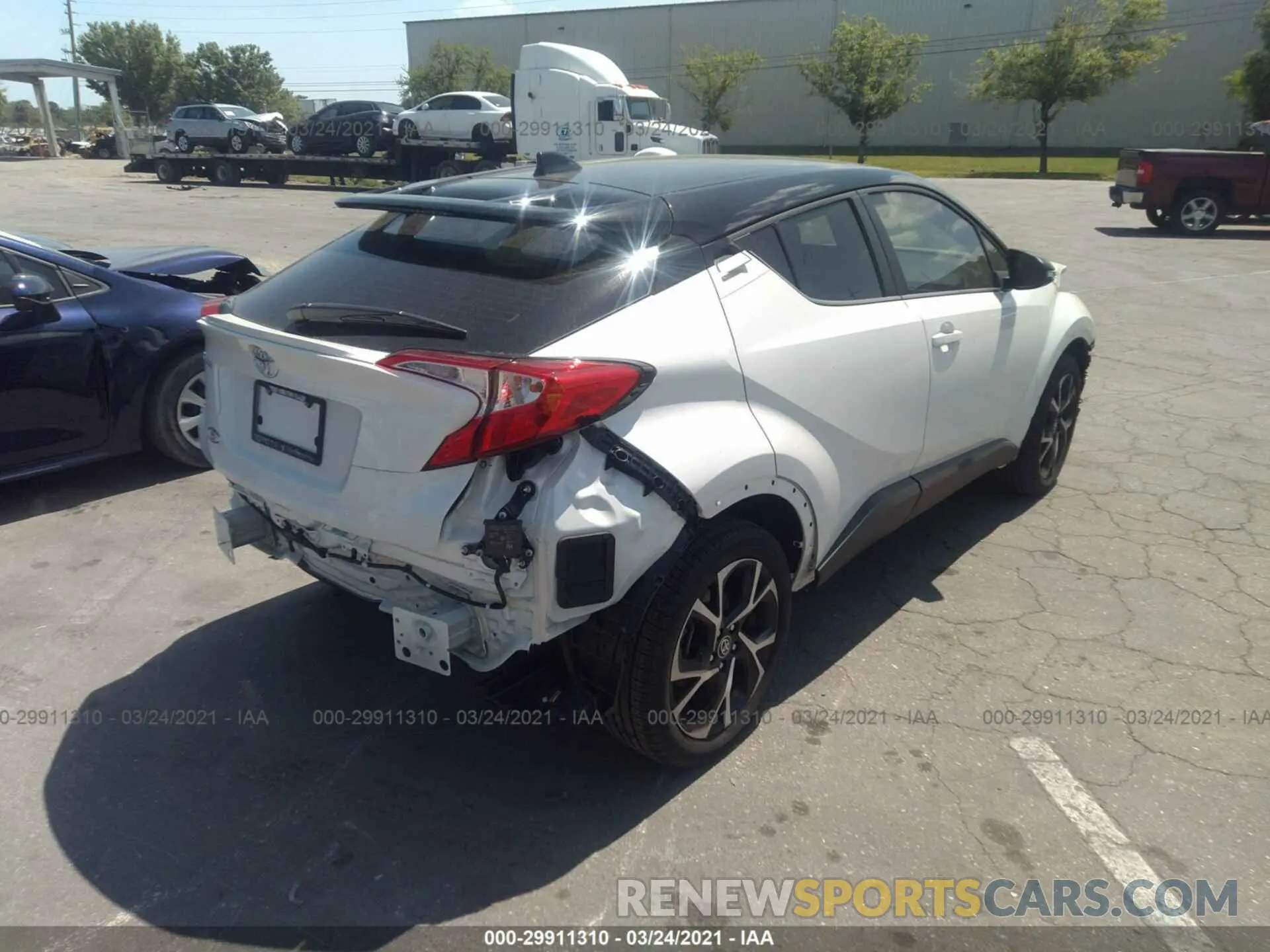 4 Photograph of a damaged car NMTKHMBX6LR114233 TOYOTA C-HR 2020
