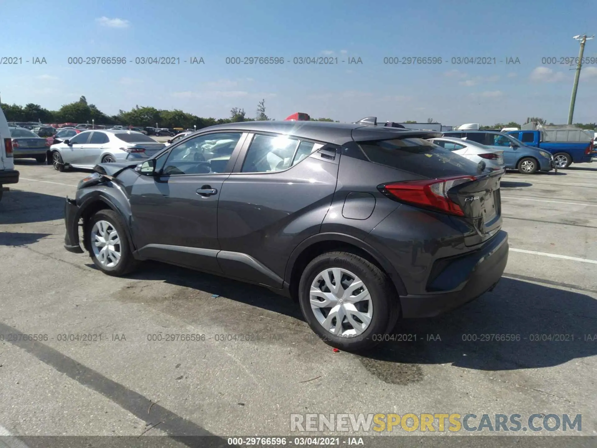 3 Photograph of a damaged car NMTKHMBX6LR118105 TOYOTA C-HR 2020