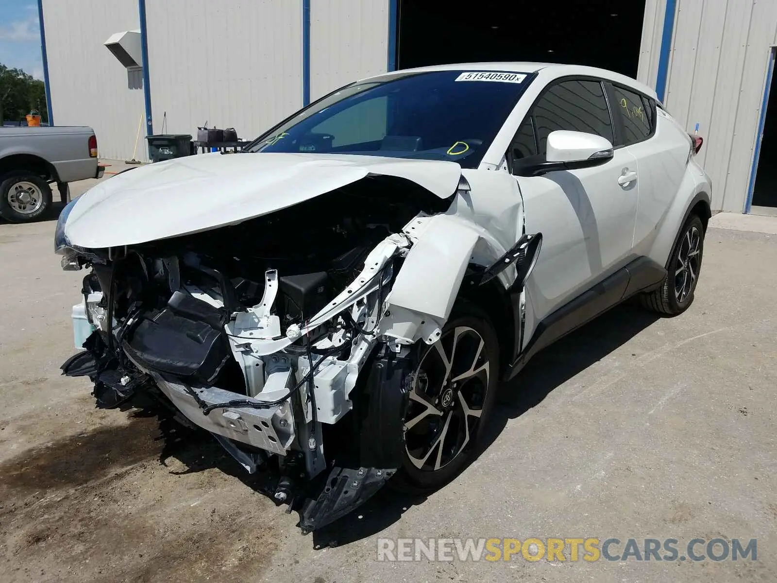 2 Photograph of a damaged car NMTKHMBX7LR110014 TOYOTA C-HR 2020