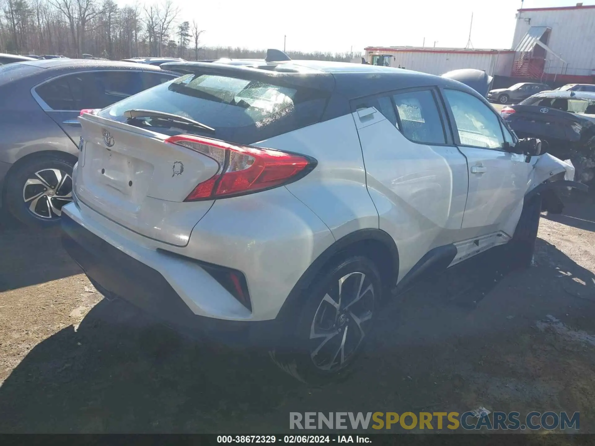4 Photograph of a damaged car NMTKHMBX7LR112233 TOYOTA C-HR 2020