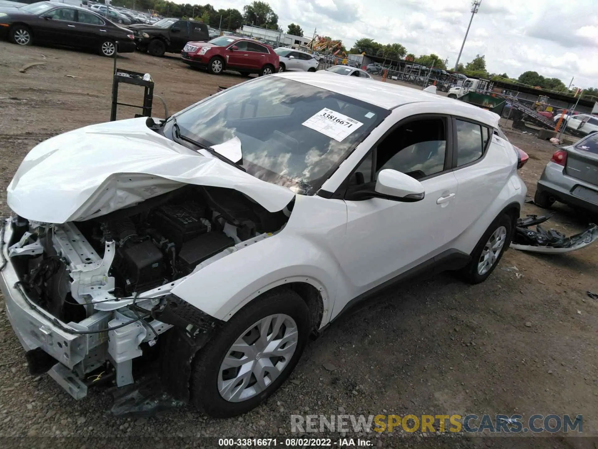 2 Photograph of a damaged car NMTKHMBX7LR117688 TOYOTA C-HR 2020