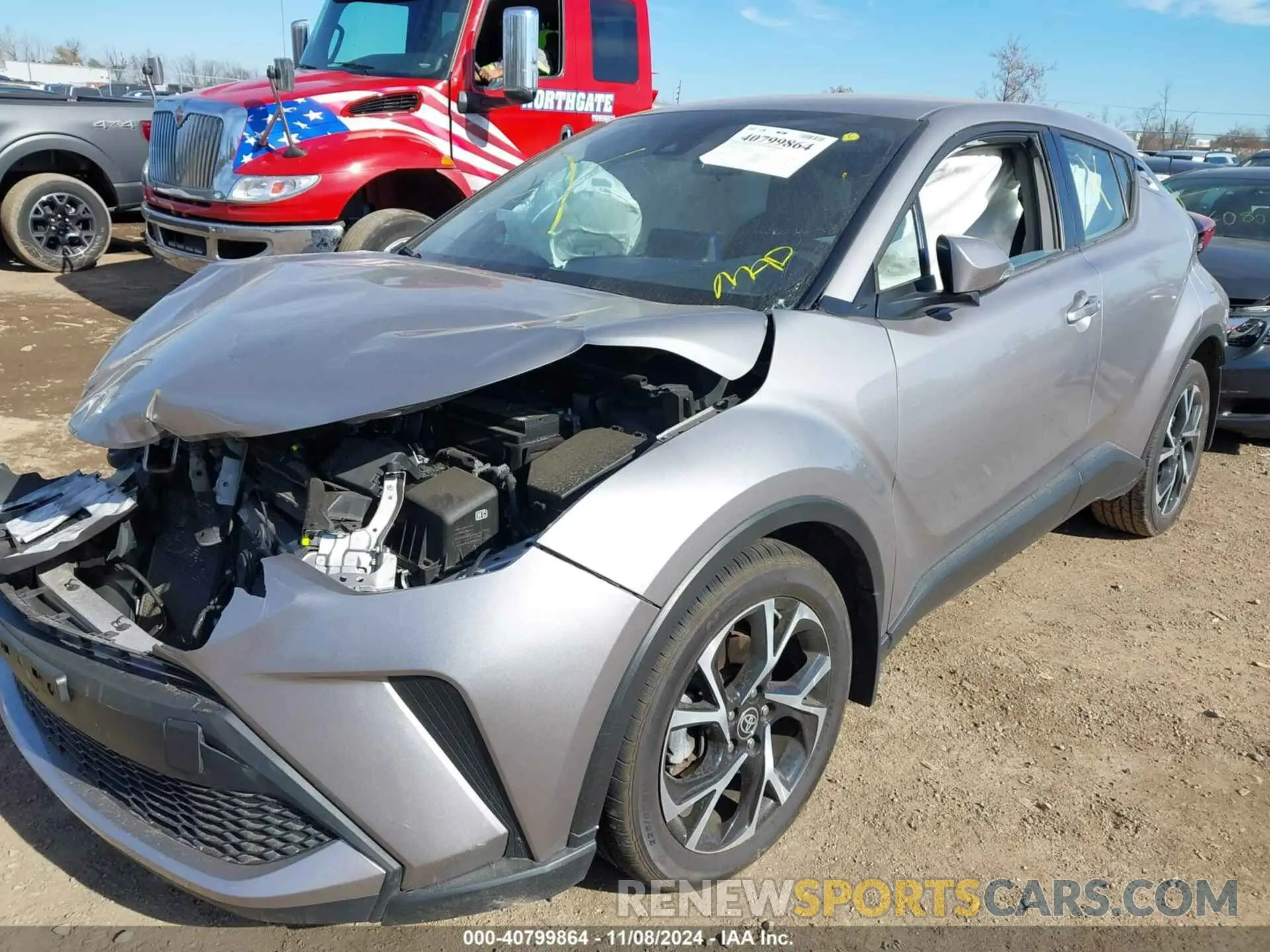 2 Фотография поврежденного автомобиля NMTKHMBX9LR108538 TOYOTA C-HR 2020