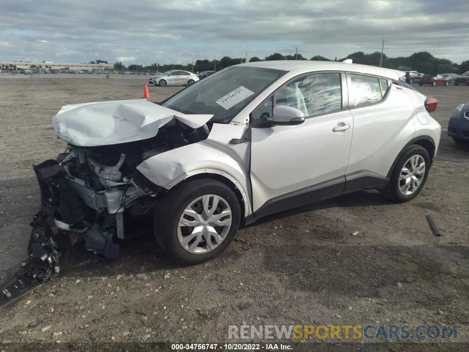 2 Photograph of a damaged car NMTKHMBXXLR111206 TOYOTA C-HR 2020