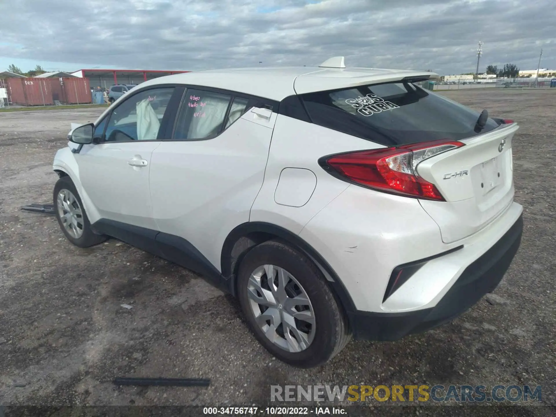 3 Photograph of a damaged car NMTKHMBXXLR111206 TOYOTA C-HR 2020