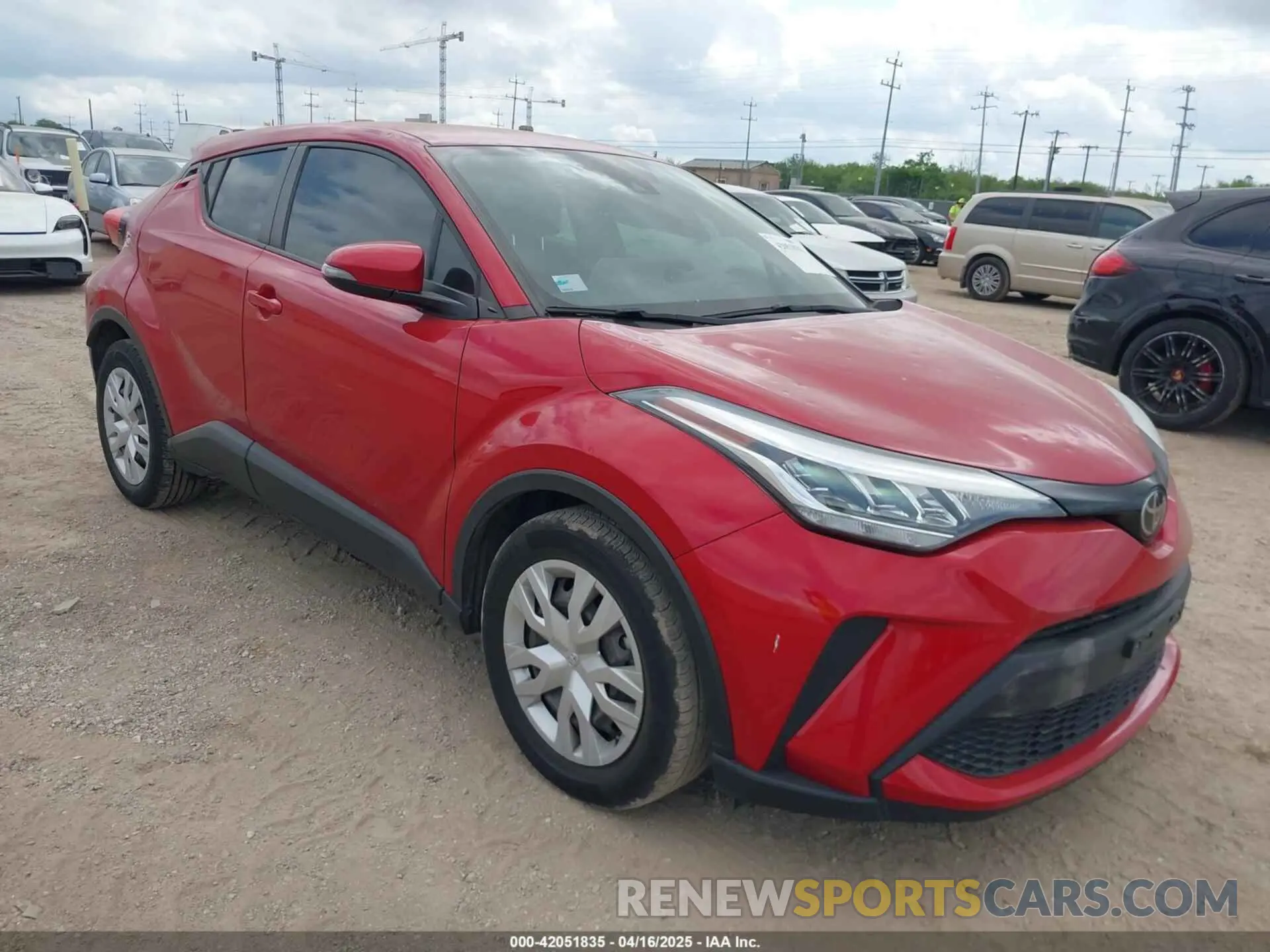 1 Photograph of a damaged car NMTKHMBXXLR117281 TOYOTA C-HR 2020