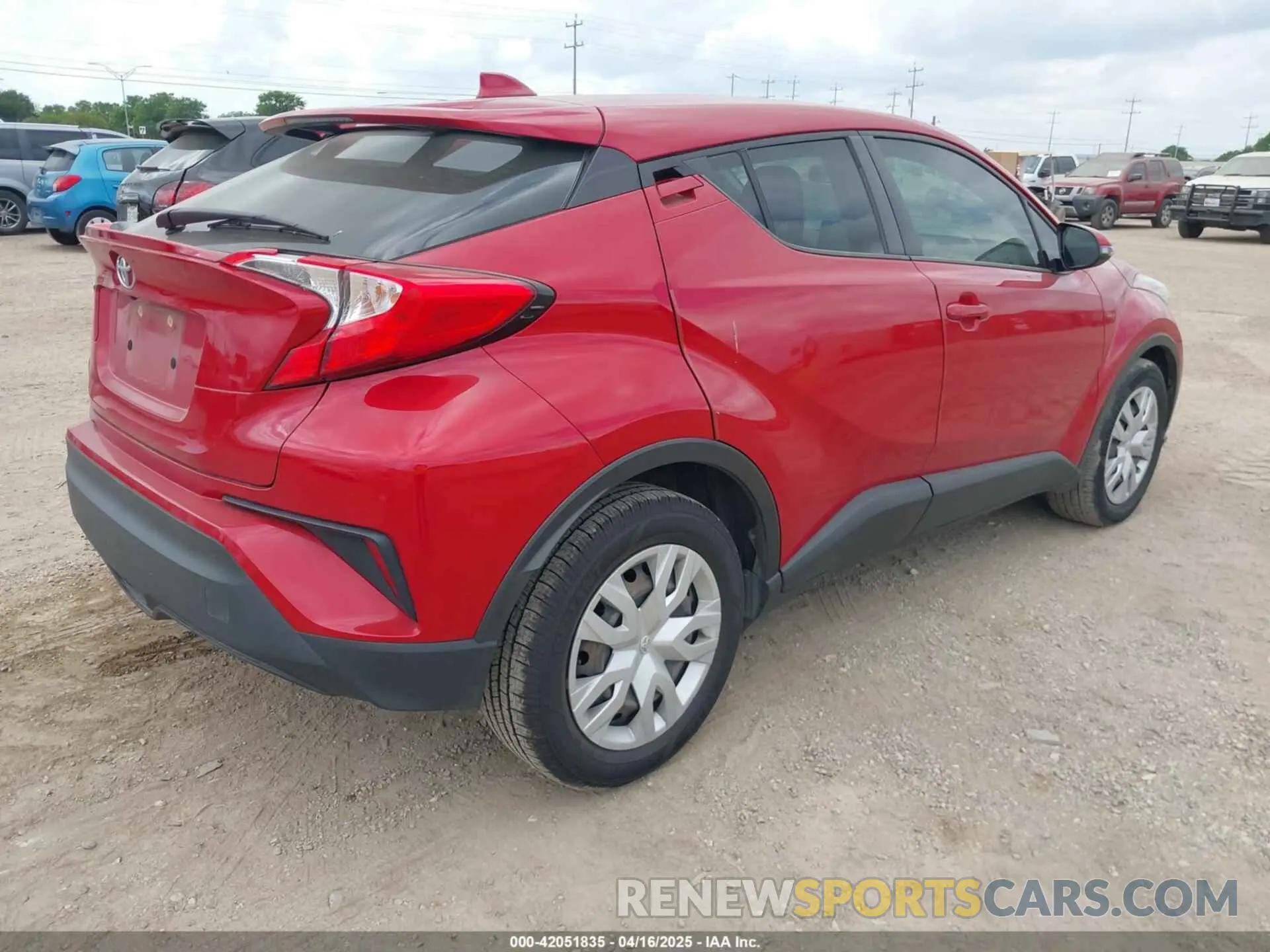 4 Photograph of a damaged car NMTKHMBXXLR117281 TOYOTA C-HR 2020