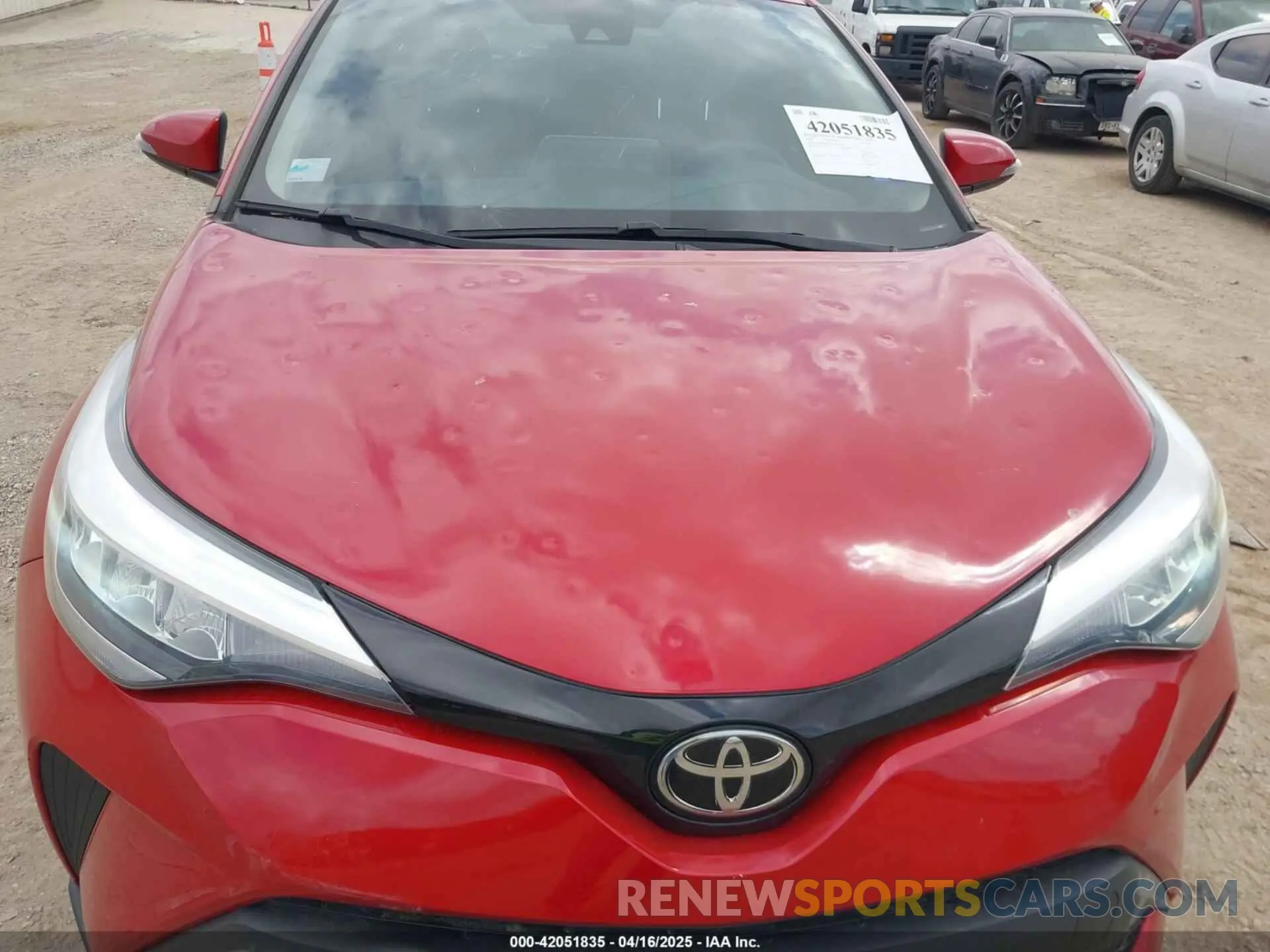6 Photograph of a damaged car NMTKHMBXXLR117281 TOYOTA C-HR 2020