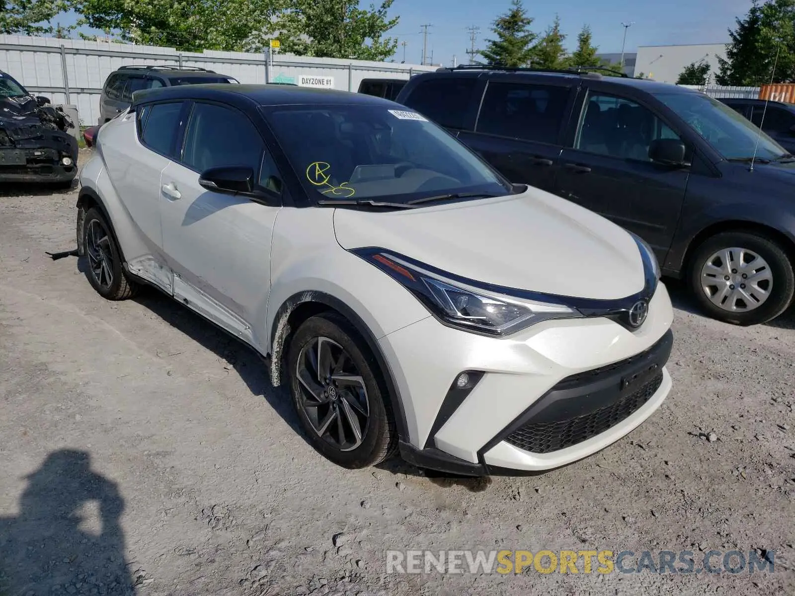 1 Photograph of a damaged car JTNKHMBX0M1095108 TOYOTA C-HR 2021
