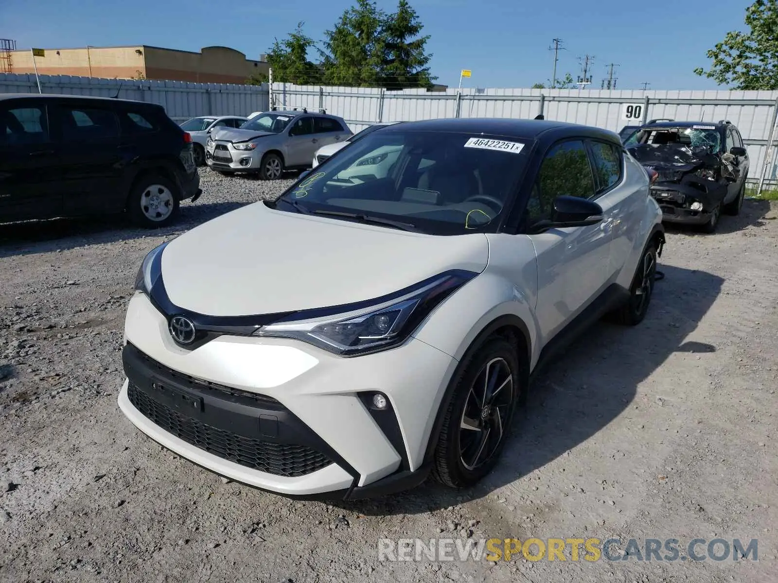 2 Photograph of a damaged car JTNKHMBX0M1095108 TOYOTA C-HR 2021