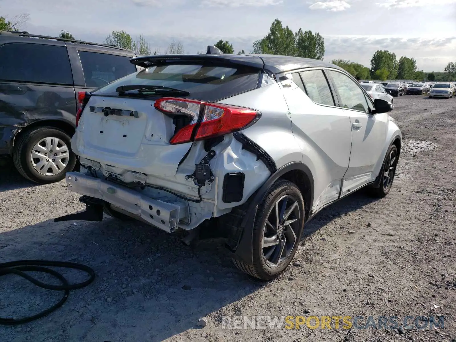 4 Photograph of a damaged car JTNKHMBX0M1095108 TOYOTA C-HR 2021