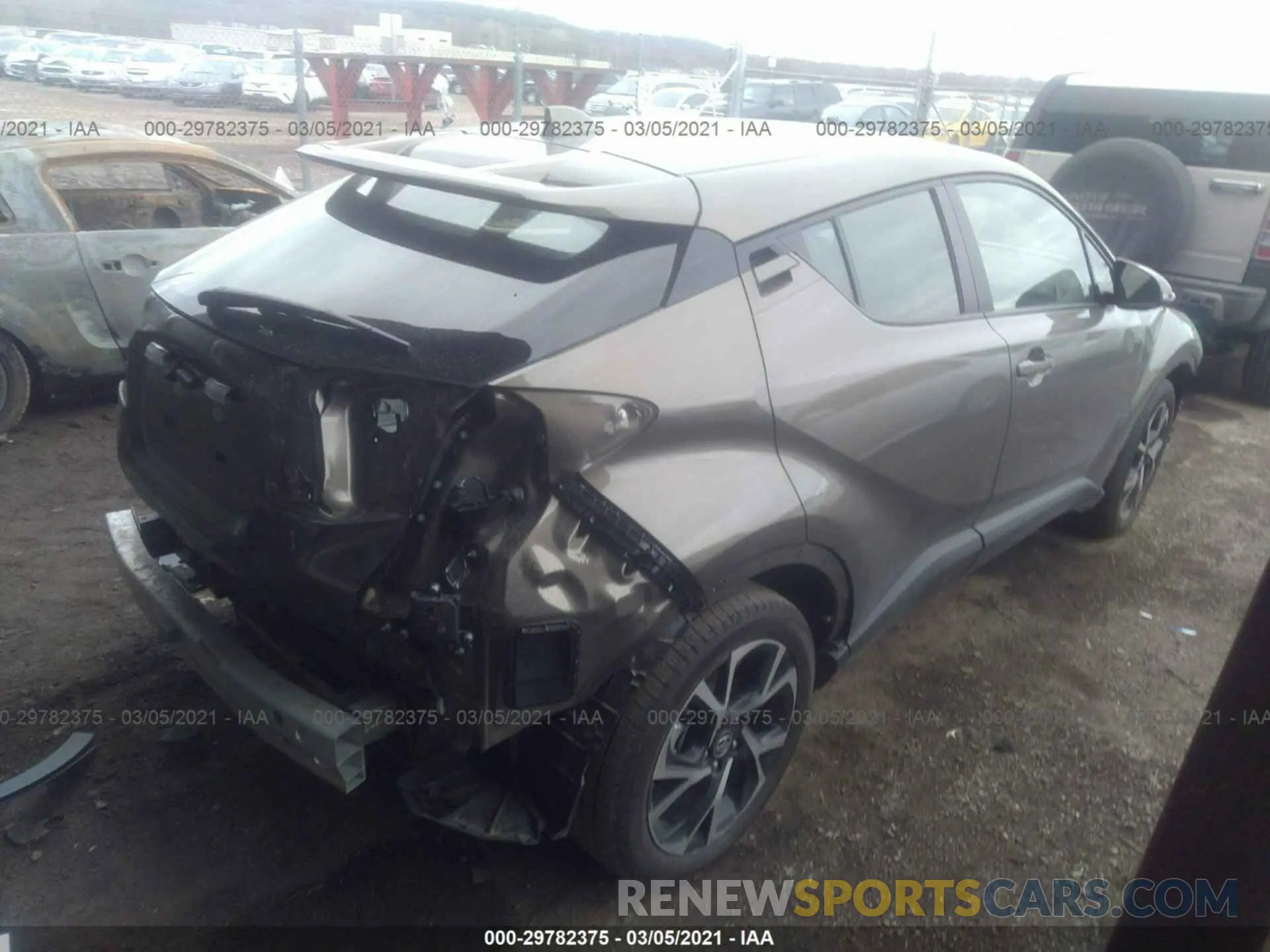 4 Photograph of a damaged car JTNKHMBX0M1103014 TOYOTA C-HR 2021