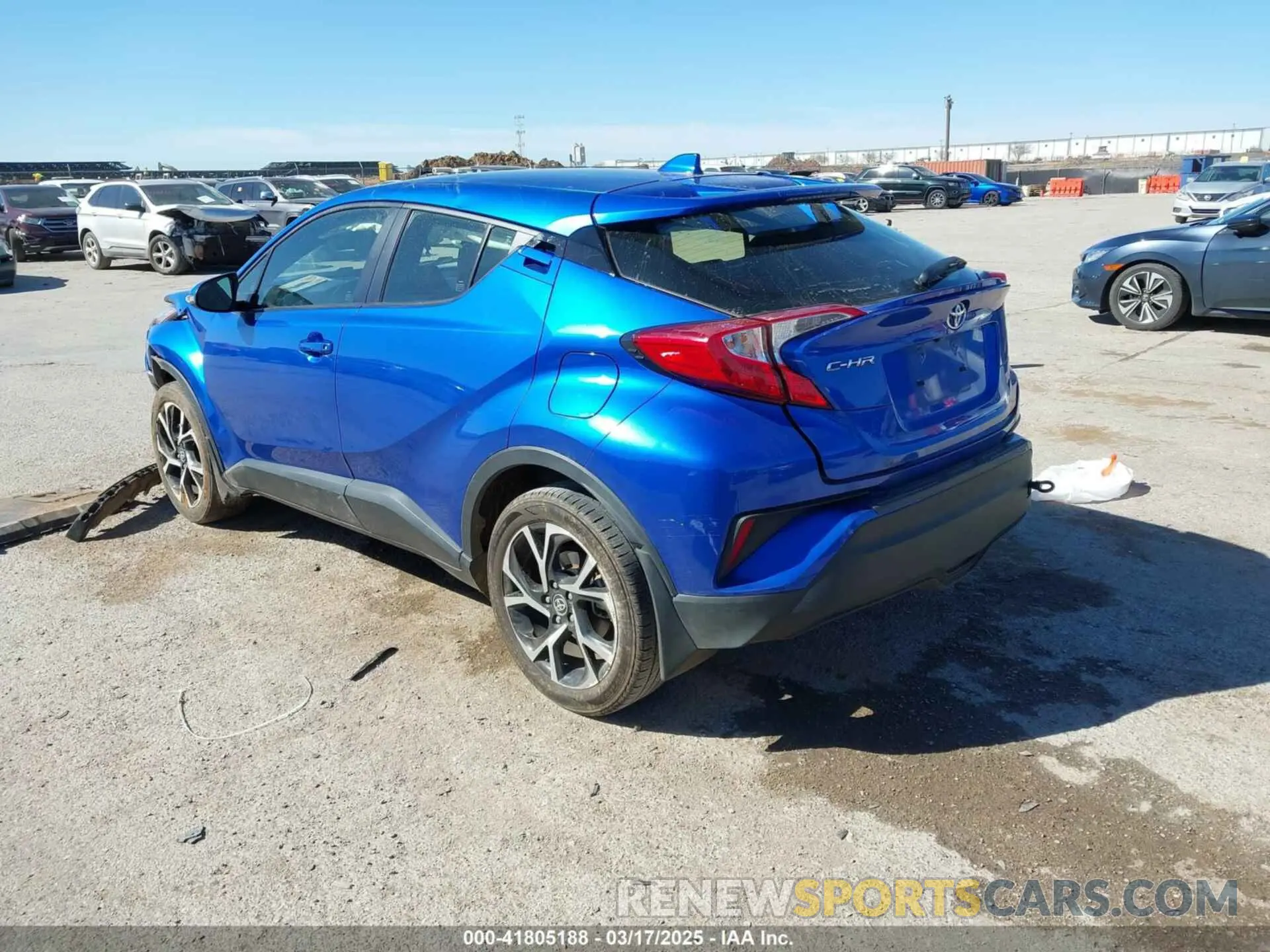 3 Photograph of a damaged car JTNKHMBX0M1118192 TOYOTA C-HR 2021