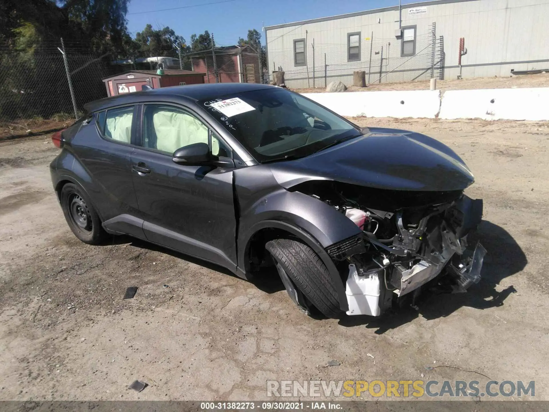 1 Photograph of a damaged car JTNKHMBX0M1120282 TOYOTA C-HR 2021