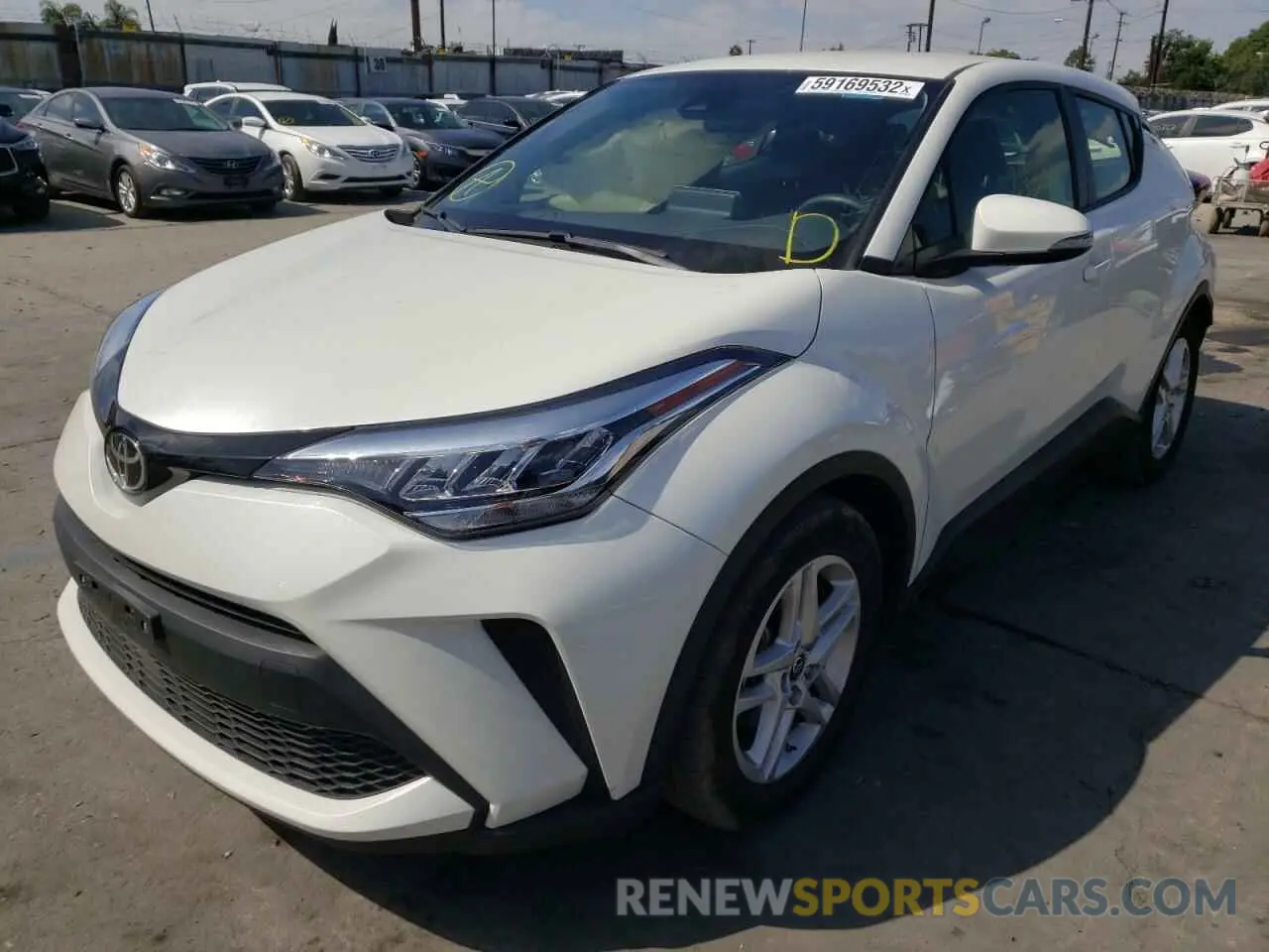 2 Photograph of a damaged car JTNKHMBX1M1095912 TOYOTA C-HR 2021