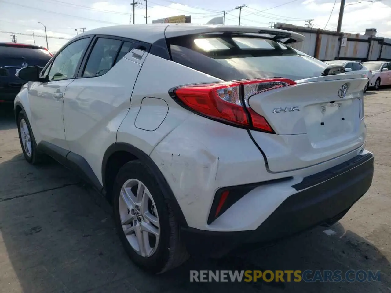 3 Photograph of a damaged car JTNKHMBX1M1095912 TOYOTA C-HR 2021