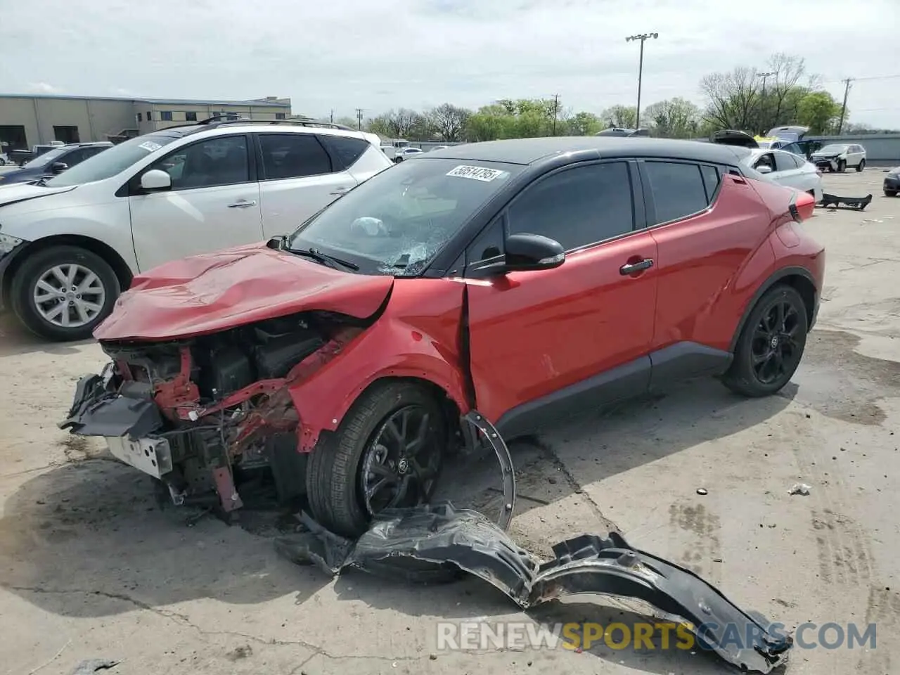 1 Фотография поврежденного автомобиля JTNKHMBX1M1099412 TOYOTA C-HR 2021
