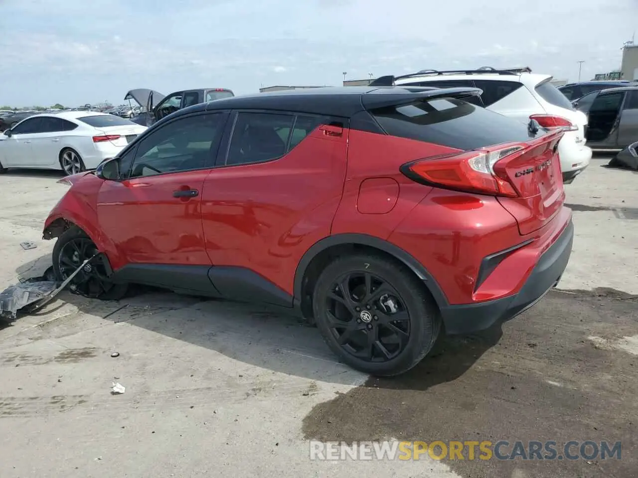 2 Фотография поврежденного автомобиля JTNKHMBX1M1099412 TOYOTA C-HR 2021
