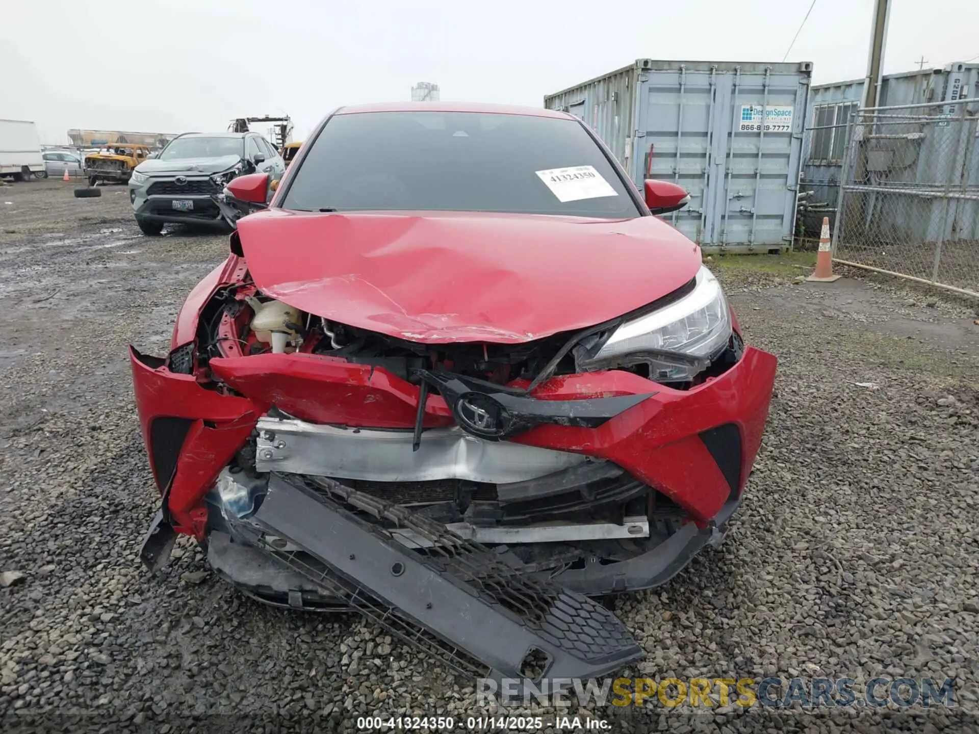 12 Фотография поврежденного автомобиля JTNKHMBX1M1104530 TOYOTA C-HR 2021