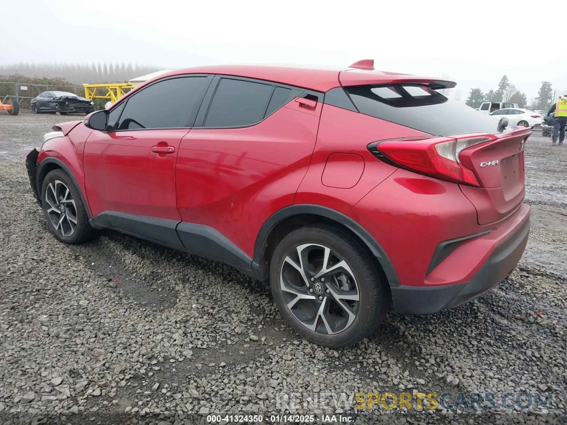 3 Фотография поврежденного автомобиля JTNKHMBX1M1104530 TOYOTA C-HR 2021