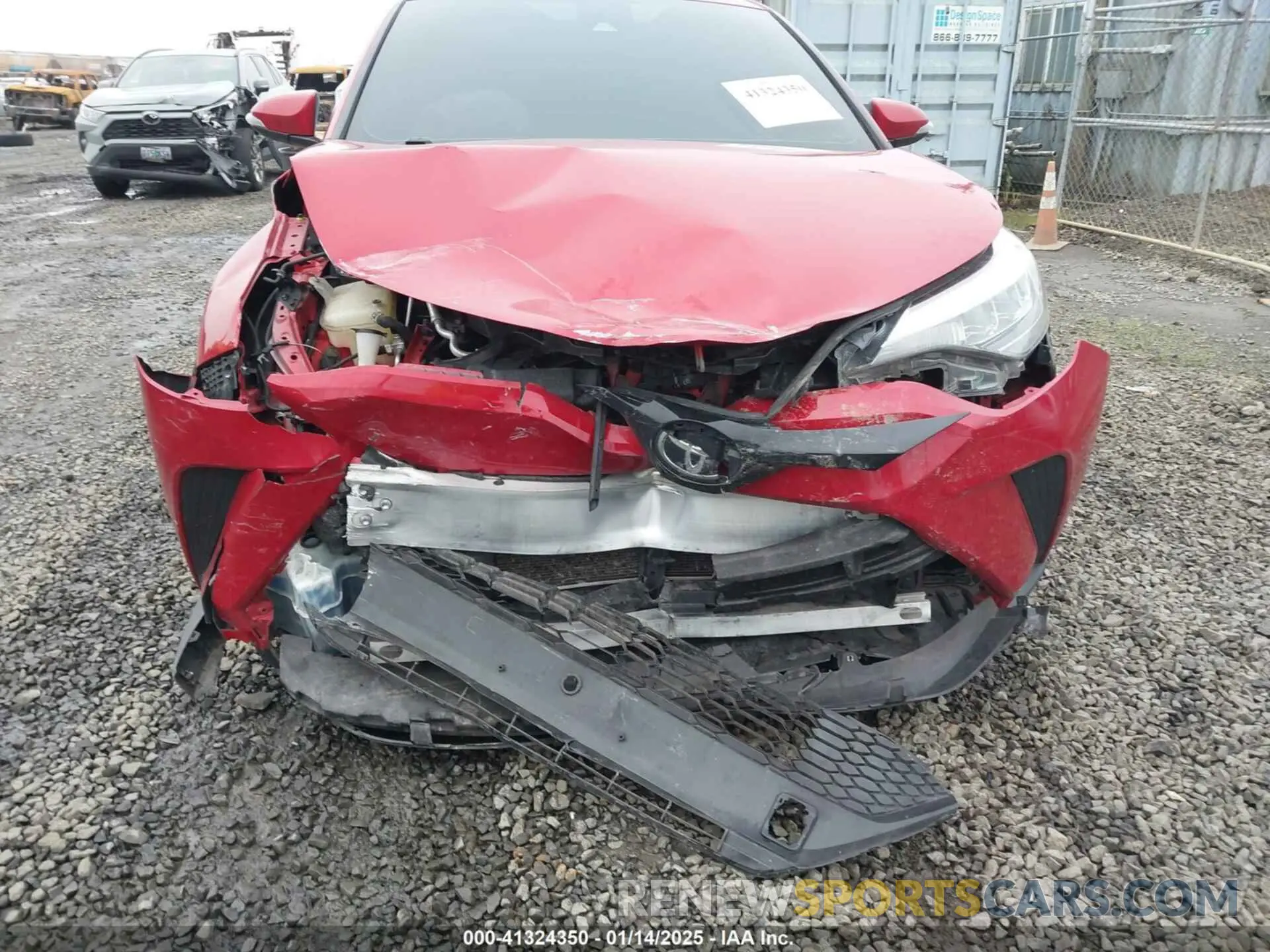 6 Фотография поврежденного автомобиля JTNKHMBX1M1104530 TOYOTA C-HR 2021
