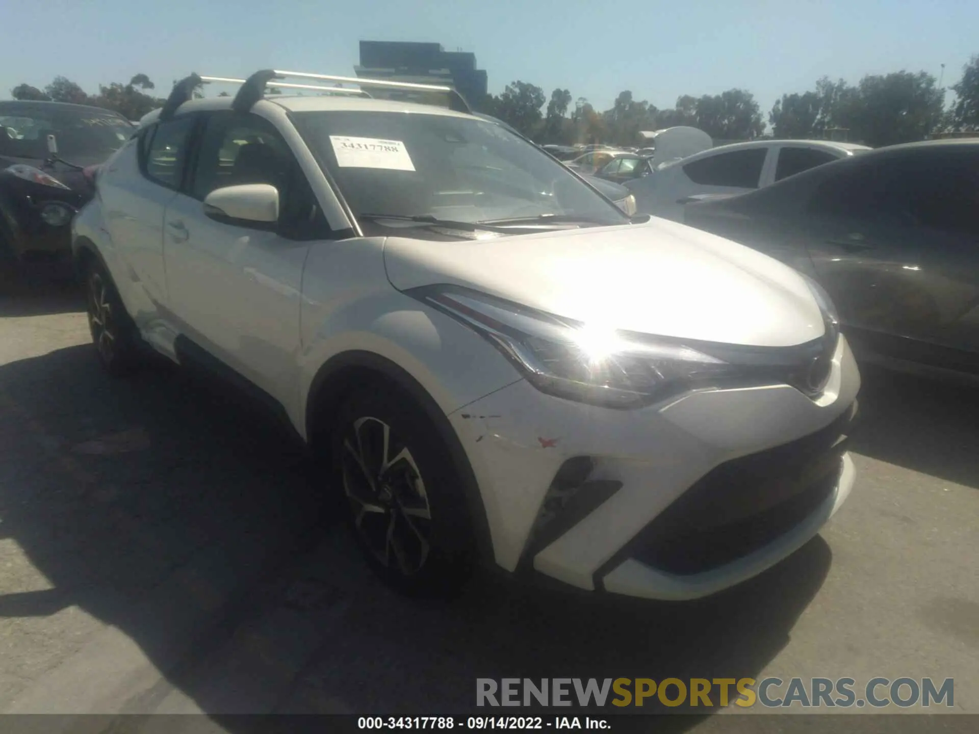 1 Photograph of a damaged car JTNKHMBX1M1108920 TOYOTA C-HR 2021