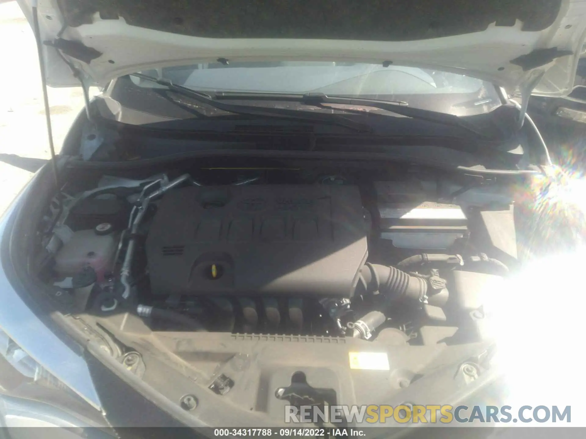 10 Photograph of a damaged car JTNKHMBX1M1108920 TOYOTA C-HR 2021