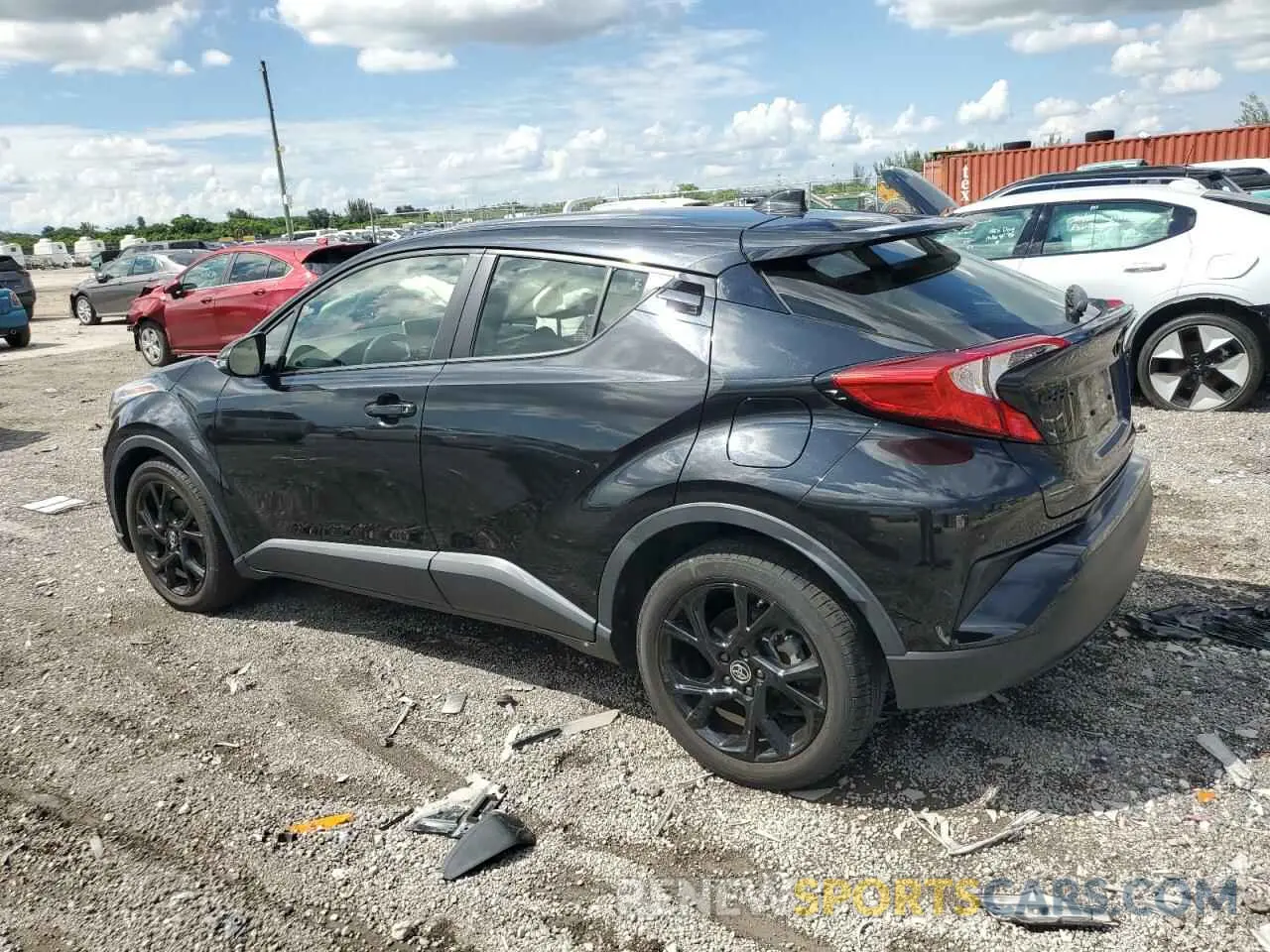 2 Фотография поврежденного автомобиля JTNKHMBX1M1114233 TOYOTA C-HR 2021
