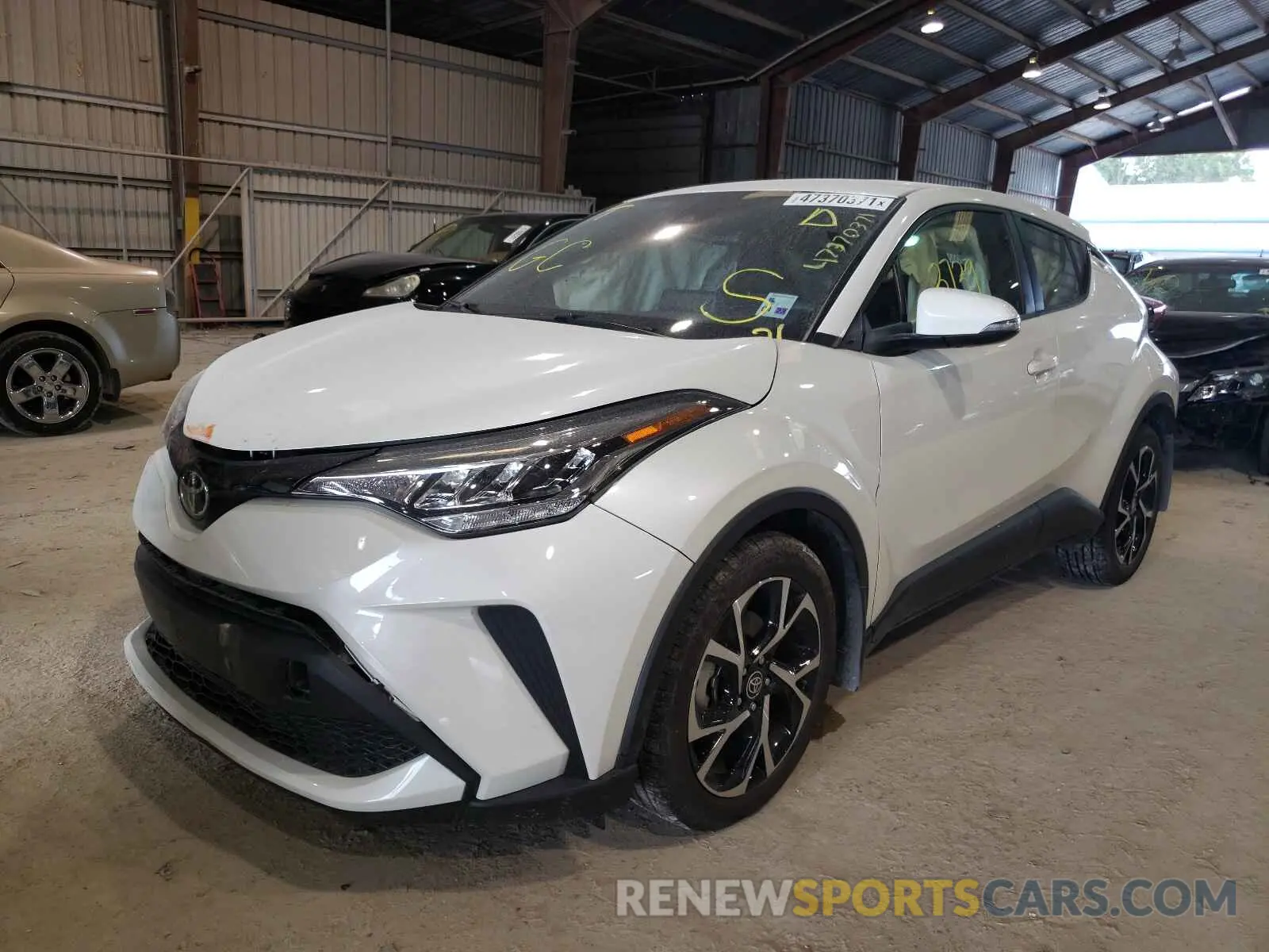 2 Photograph of a damaged car JTNKHMBX1M1115592 TOYOTA C-HR 2021