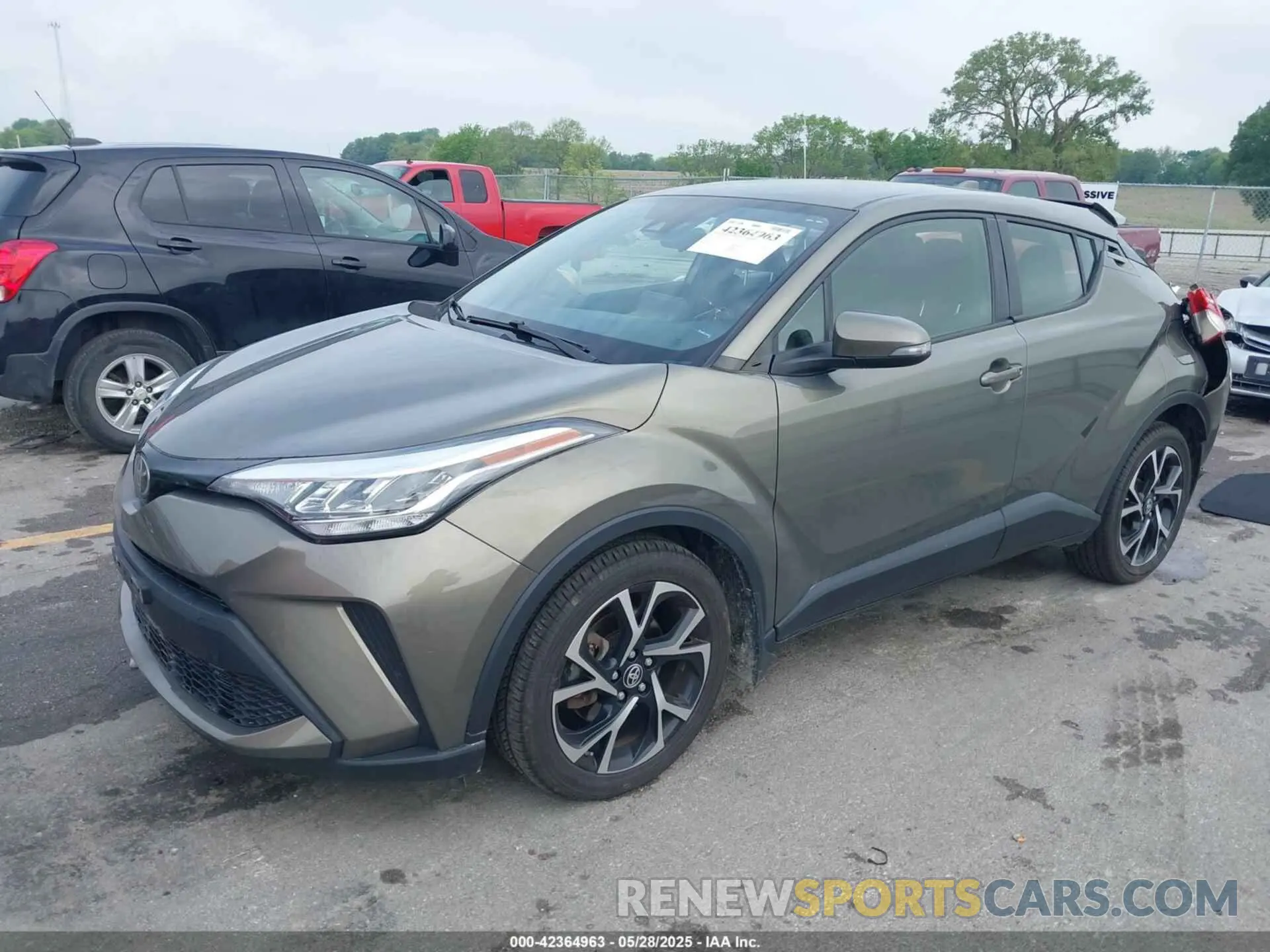 2 Фотография поврежденного автомобиля JTNKHMBX1M1119111 TOYOTA C-HR 2021