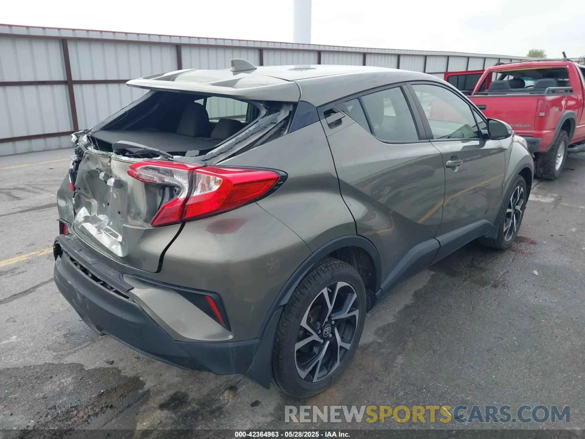 4 Фотография поврежденного автомобиля JTNKHMBX1M1119111 TOYOTA C-HR 2021