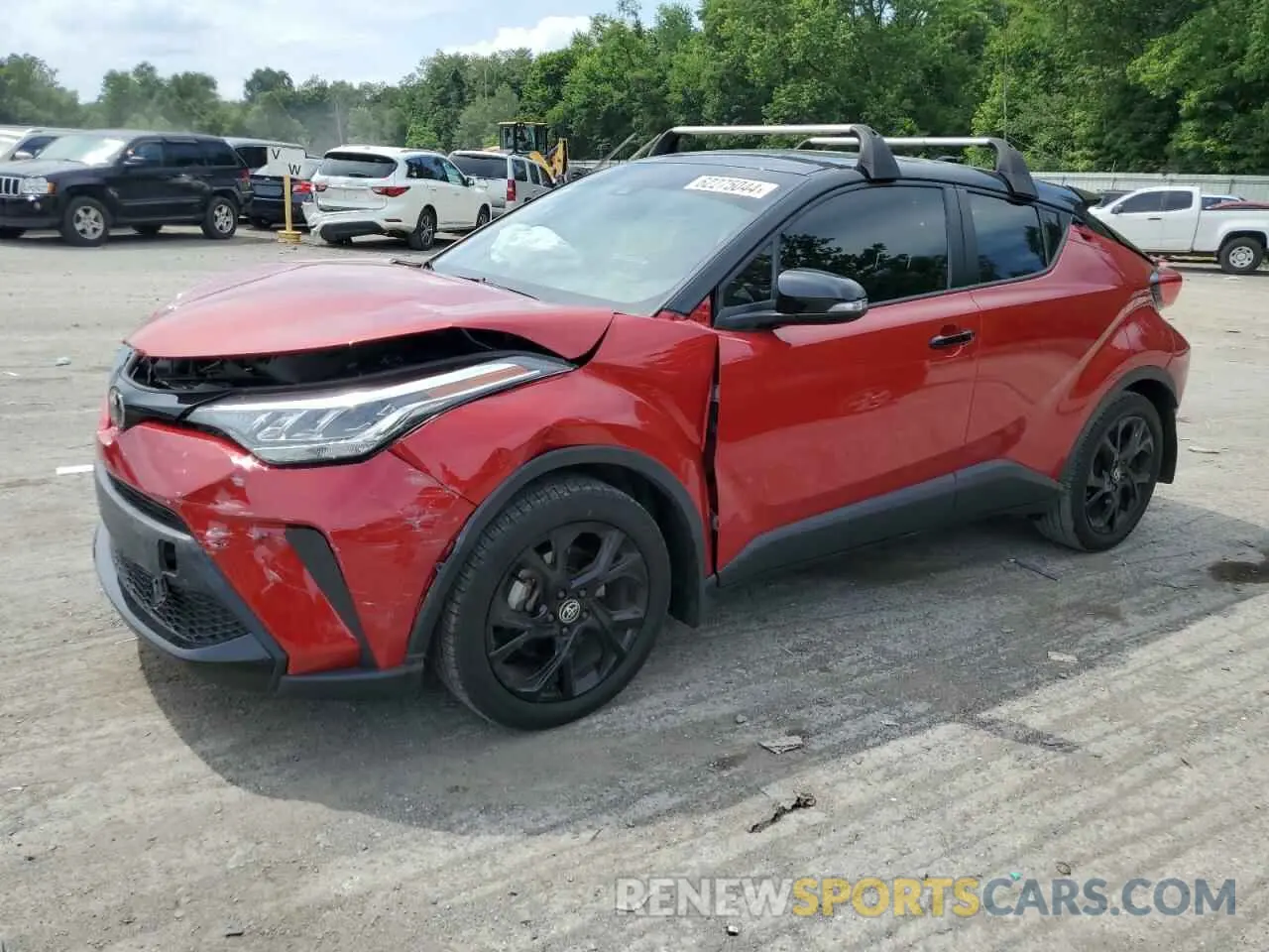 1 Photograph of a damaged car JTNKHMBX1M1125314 TOYOTA C-HR 2021