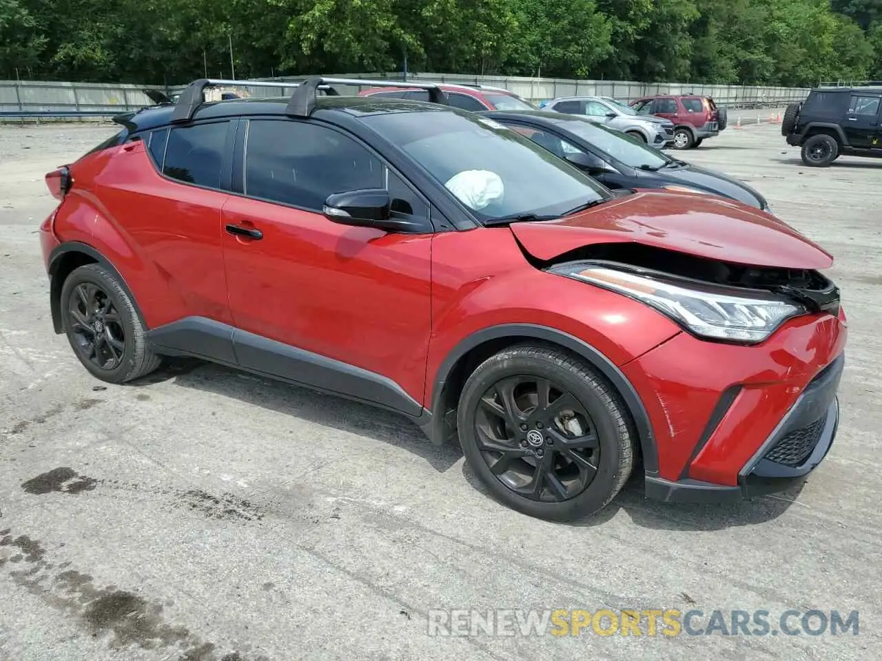 4 Photograph of a damaged car JTNKHMBX1M1125314 TOYOTA C-HR 2021