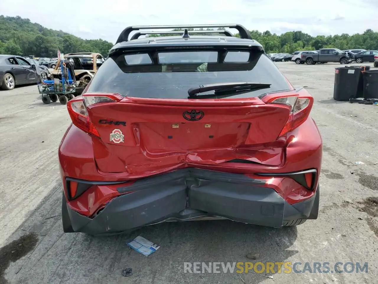 6 Photograph of a damaged car JTNKHMBX1M1125314 TOYOTA C-HR 2021