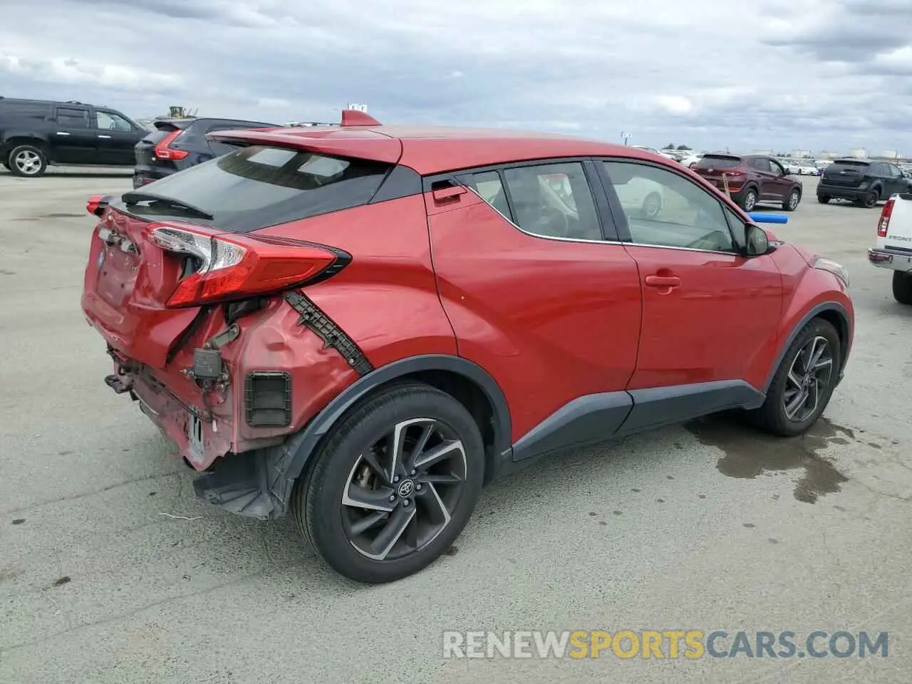 3 Photograph of a damaged car JTNKHMBX2M1104830 TOYOTA C-HR 2021