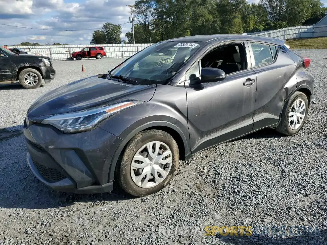 1 Photograph of a damaged car JTNKHMBX2M1106156 TOYOTA C-HR 2021