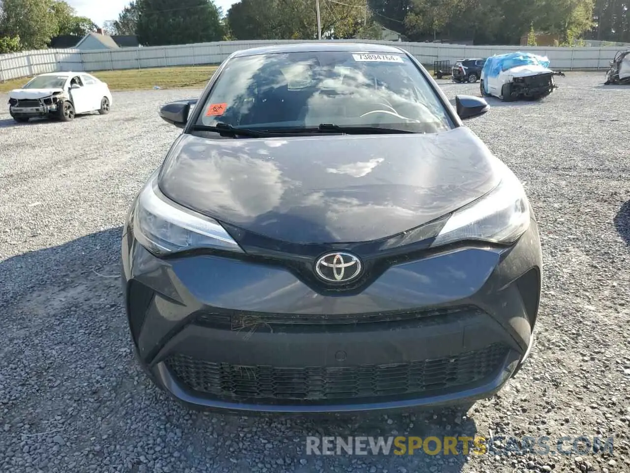 5 Photograph of a damaged car JTNKHMBX2M1106156 TOYOTA C-HR 2021