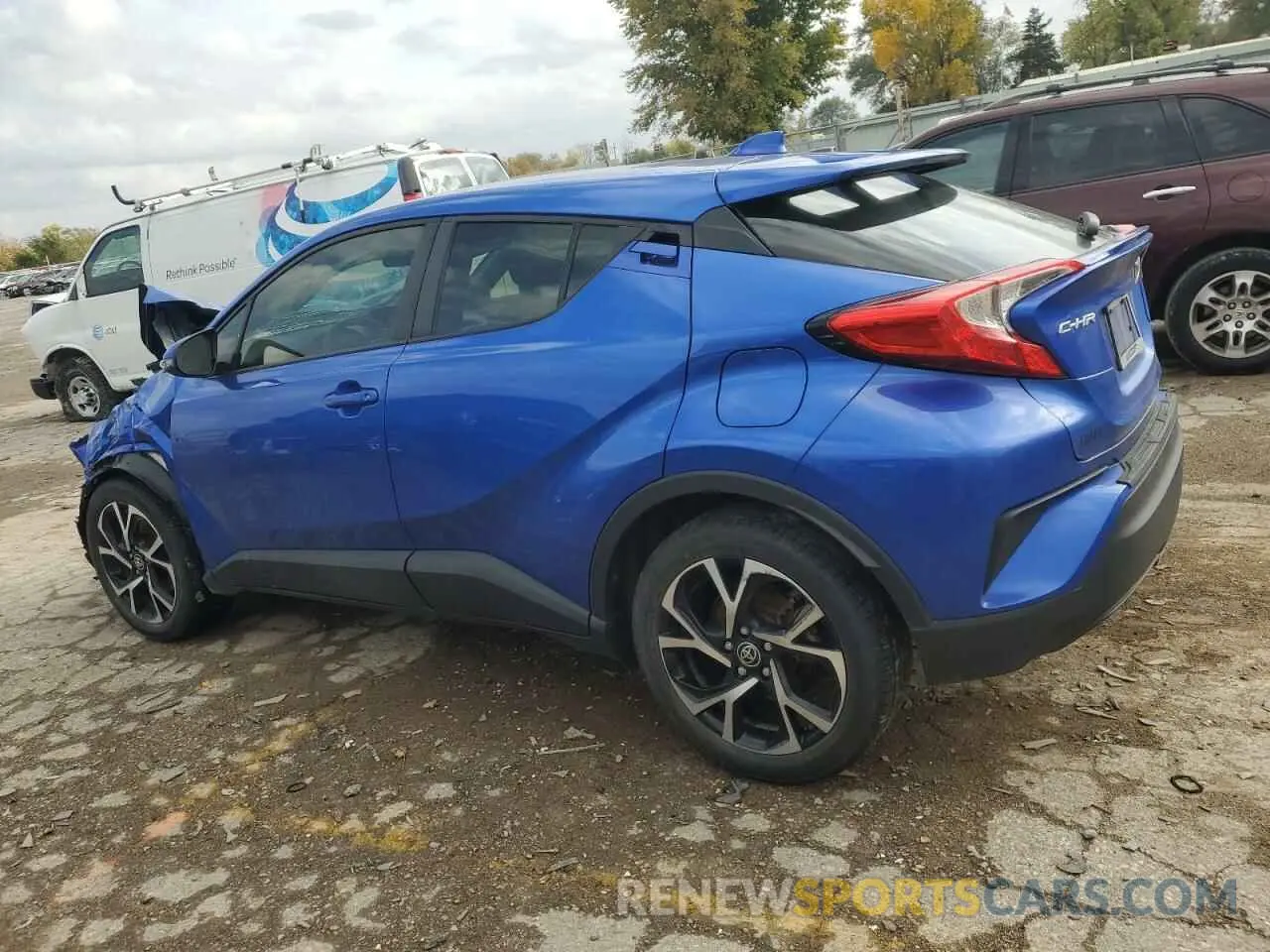 2 Photograph of a damaged car JTNKHMBX2M1107890 TOYOTA C-HR 2021