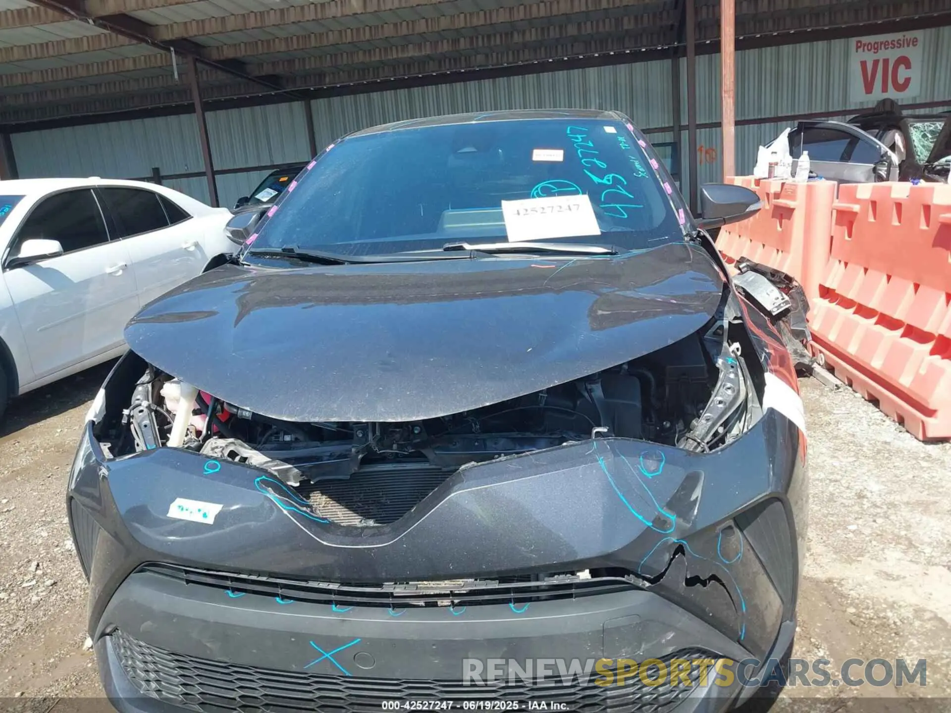 13 Фотография поврежденного автомобиля JTNKHMBX2M1115438 TOYOTA C-HR 2021