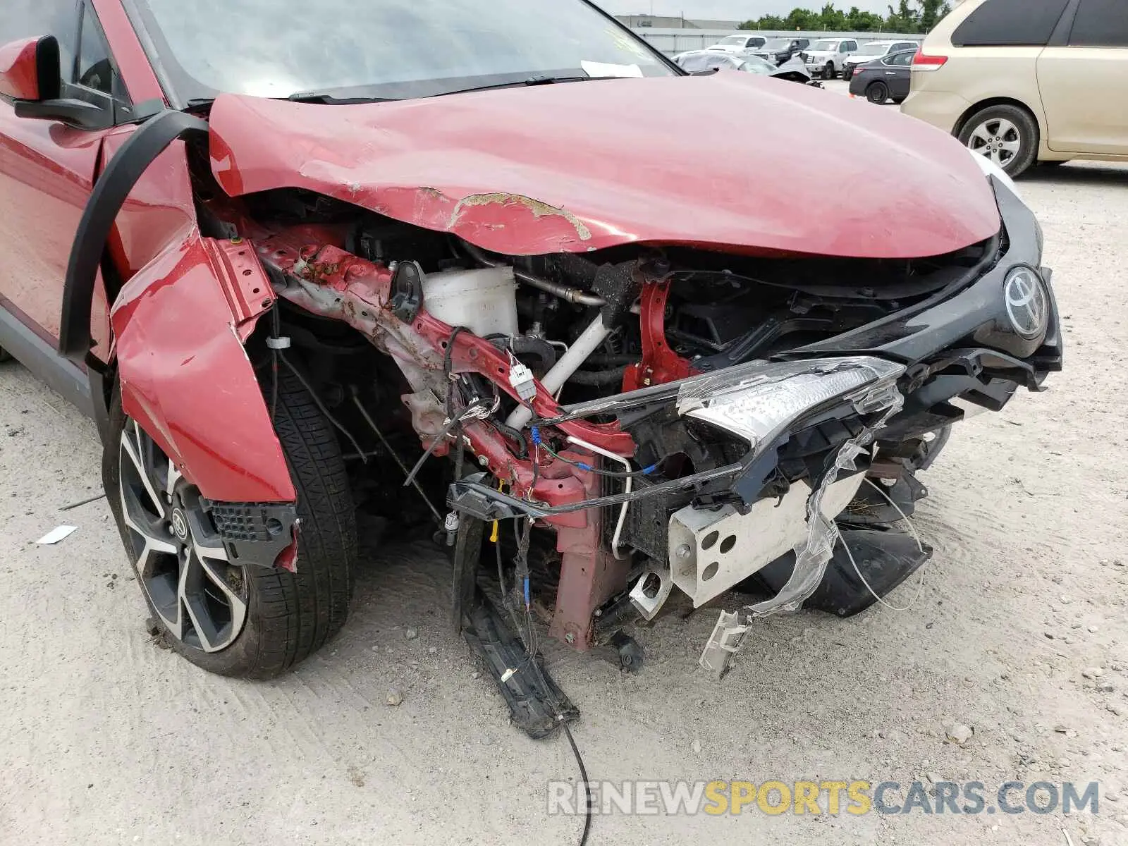 9 Photograph of a damaged car JTNKHMBX2M1115584 TOYOTA C-HR 2021