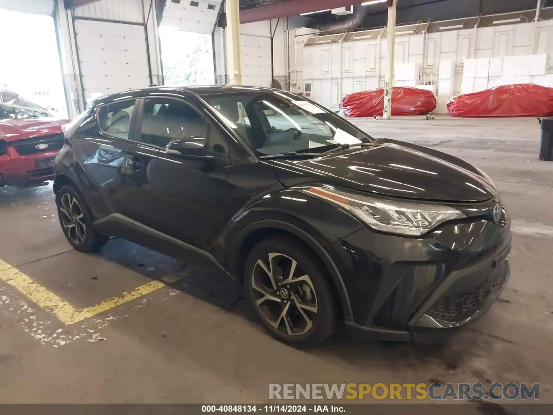 1 Photograph of a damaged car JTNKHMBX3M1107168 TOYOTA C-HR 2021